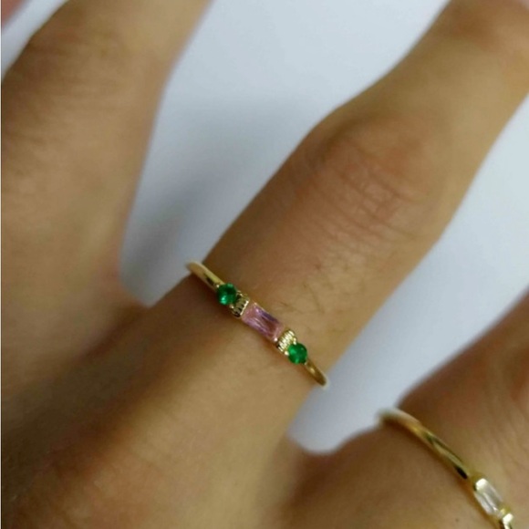 NWT 18k gold four piece Ring Set - Picture 14 of 16